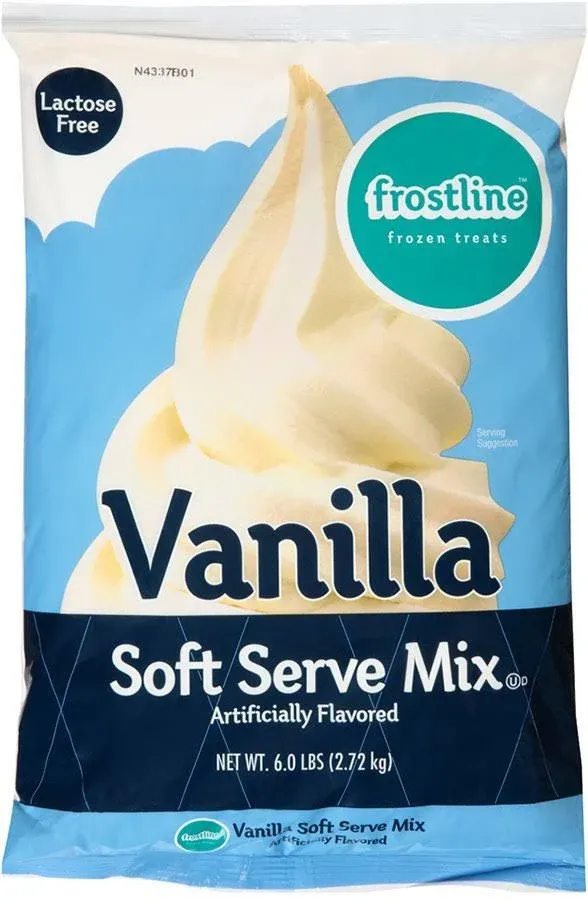 Frostline Vanilla Soft Serve Ice Cream Mix, 6 Pounds