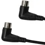 Audio2000&#039;s 5ft. Right Angle 5pin Din Midi Cable with Double Shielded - Adc2051