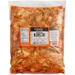 Lucky Foods Seoul Vegan Spicy Kimchi, (56oz / 3.5 lbs), Authentic Korean Premium Fermented Napa Cabbage Kimchi (VEGAN, SPICY, Made in USA) (Pack of 1)