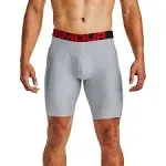 Under Armour Men's UA Tech 9" Boxerjock 2 Pack, Gray - 3XL