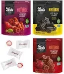 Panda All Natural Soft Licorice 3 Flavor Variety Bundle - Black Licorice, Raspberry Licorice, Strawberry Licorice with Omegapak Starlight Mints, Bundl