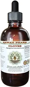 Hawaii Pharm Cloves Alcohol-Free Liquid Extract, Organic Cloves (Syzygium Aromaticum) Dried Flower Buds Glycerite 2 oz