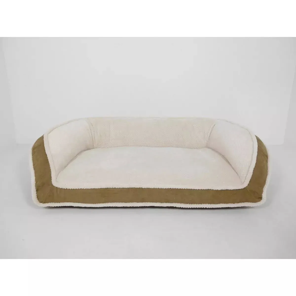 Arlee Deep Seated Lounger Sofa and Couch Style Pet Bed for Dogs and Cats