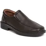 Deer Stags Boys' Greenpoint Jr Slip On Youth Dress Shoes Loafers for Church, Formal, School Uniform / Black / 1 Little Kid / Medium