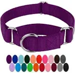 Country Brook Petz Hot Pink Martingale HeavyDuty Nylon Dog Collar, Extra Large