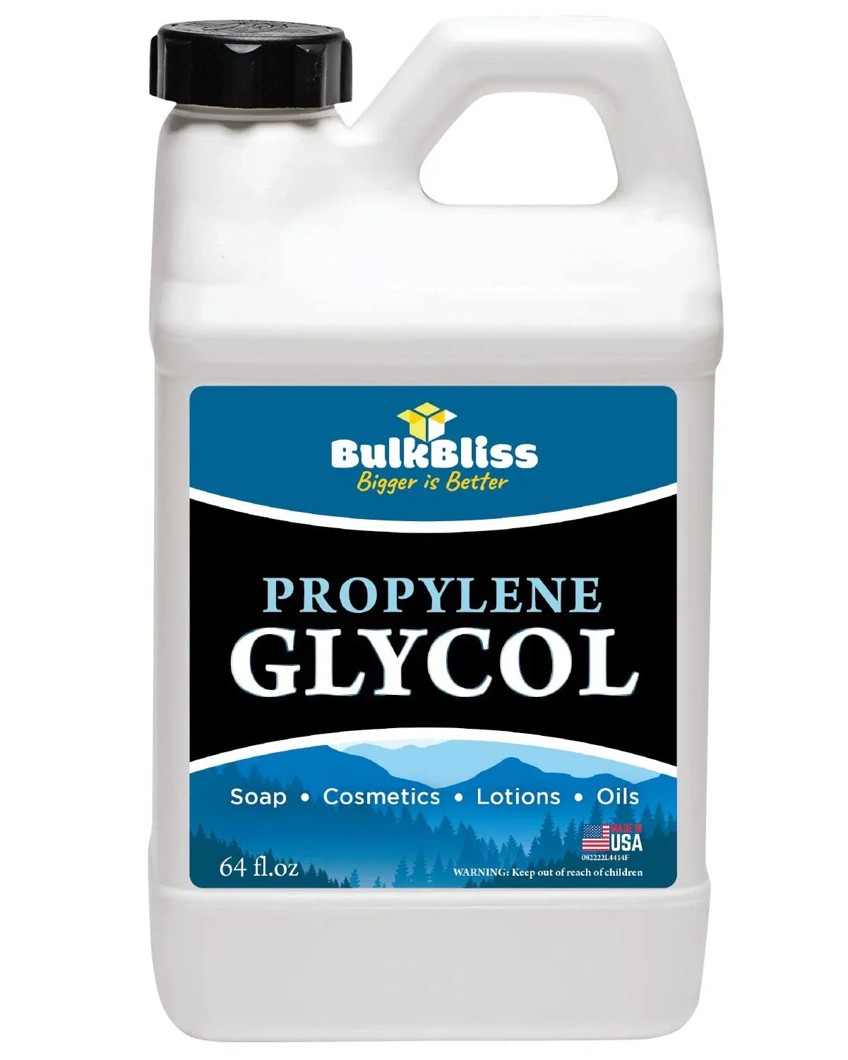 Bulk Bliss Propylene Glycol Food Grade Quart - USP Grade for Skin, Cosmetics, Humidors, Snow Globes (32 oz)