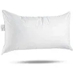 ComfyDown 95% Feather 5% Down - Rectangle Decorative Pillow Insert - Made in USA 12" x 32"