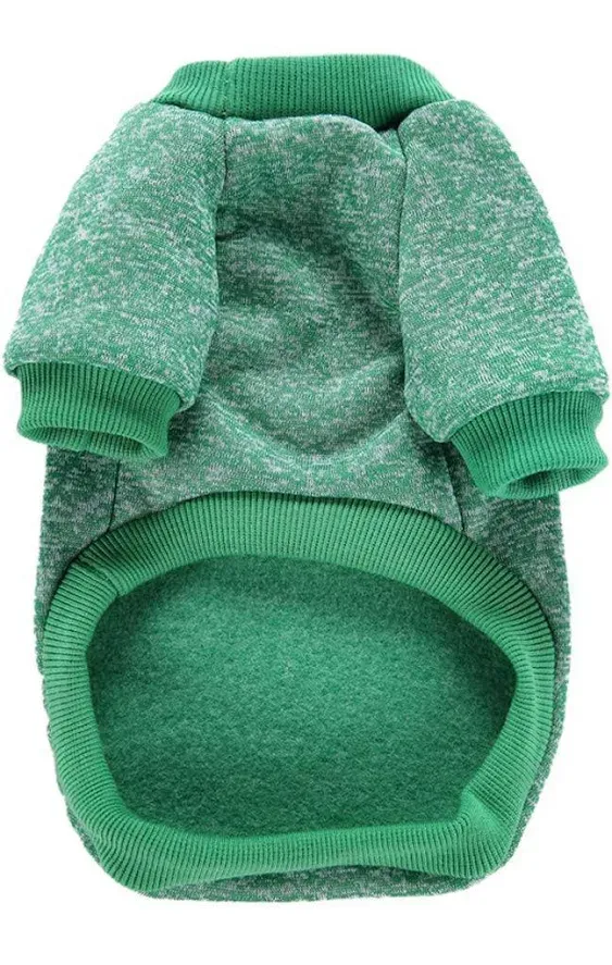 Jecikelon Dog Clothes Dogs Sweater Soft Puppies Clothing Winter Puppy Sweaters Warm Outfit for Dogs Small XXS XS Cat Apparel (Green, XXS)