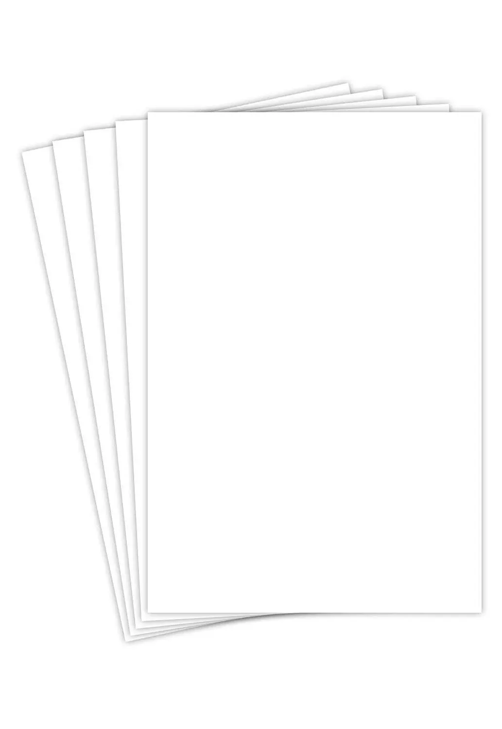 Blank White Large Cardstock 12” x 18” Inches | Medium Weight Thick Paper 65lb Cover Card Stock (176 gsm) | 50 Sheets Per Pack