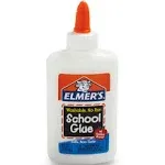 Elmer's School Glue, 4-oz. Bottles