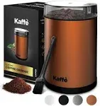 Kaffe Electric Coffee Bean Grinder W/Removable Cup &amp; Cleaning Brush. Easy On/Off