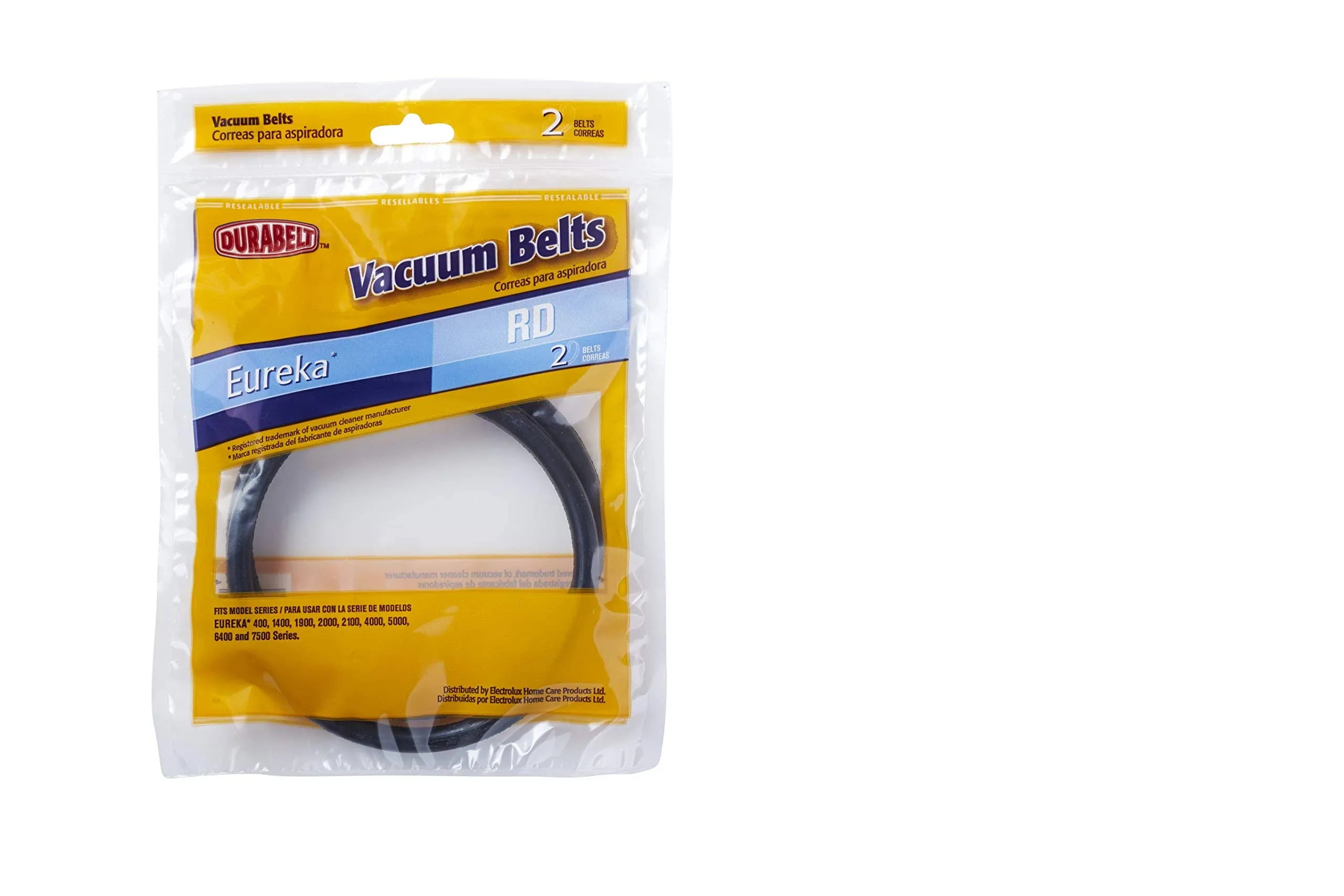 Durabelt Vacuum Belts.  Pack of 2 Fits Eureka RD  # 65100AQ   NEW