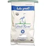 Great River Organic Milling, Whole Grain, Whole Hulled Barley, Organic, 25-Pound