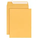 100-9x12 Kraft Brown Self Seal Catalog Envelopes with Peel Mailing 28lb