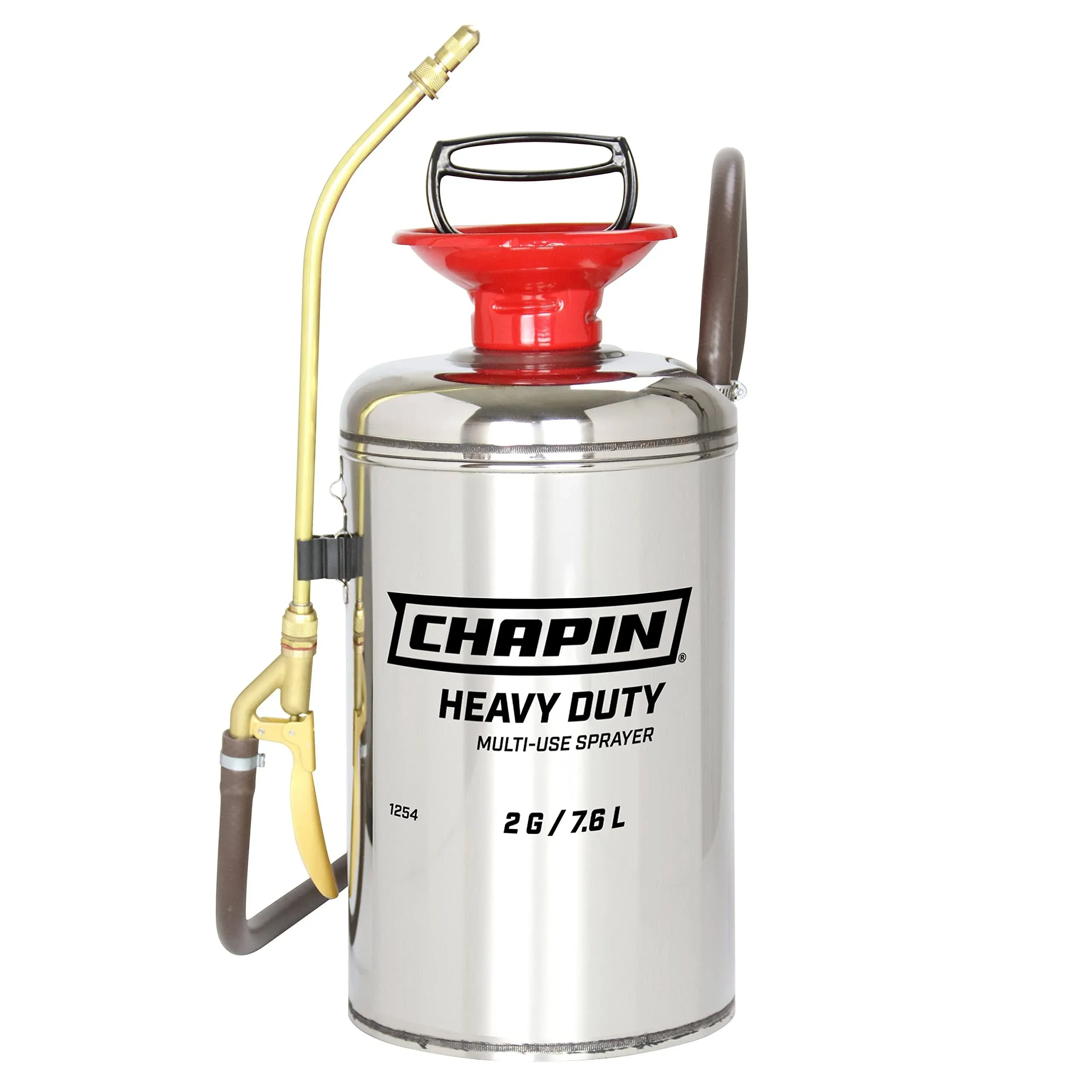 Chapin 1254 2-Gallon Heavy-Duty Stainless Steel Tank Multi-Use Sprayer for Lawn ...