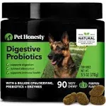 Pet Honesty Digestive Probiotics Dog Soft Chews (pumpkin)