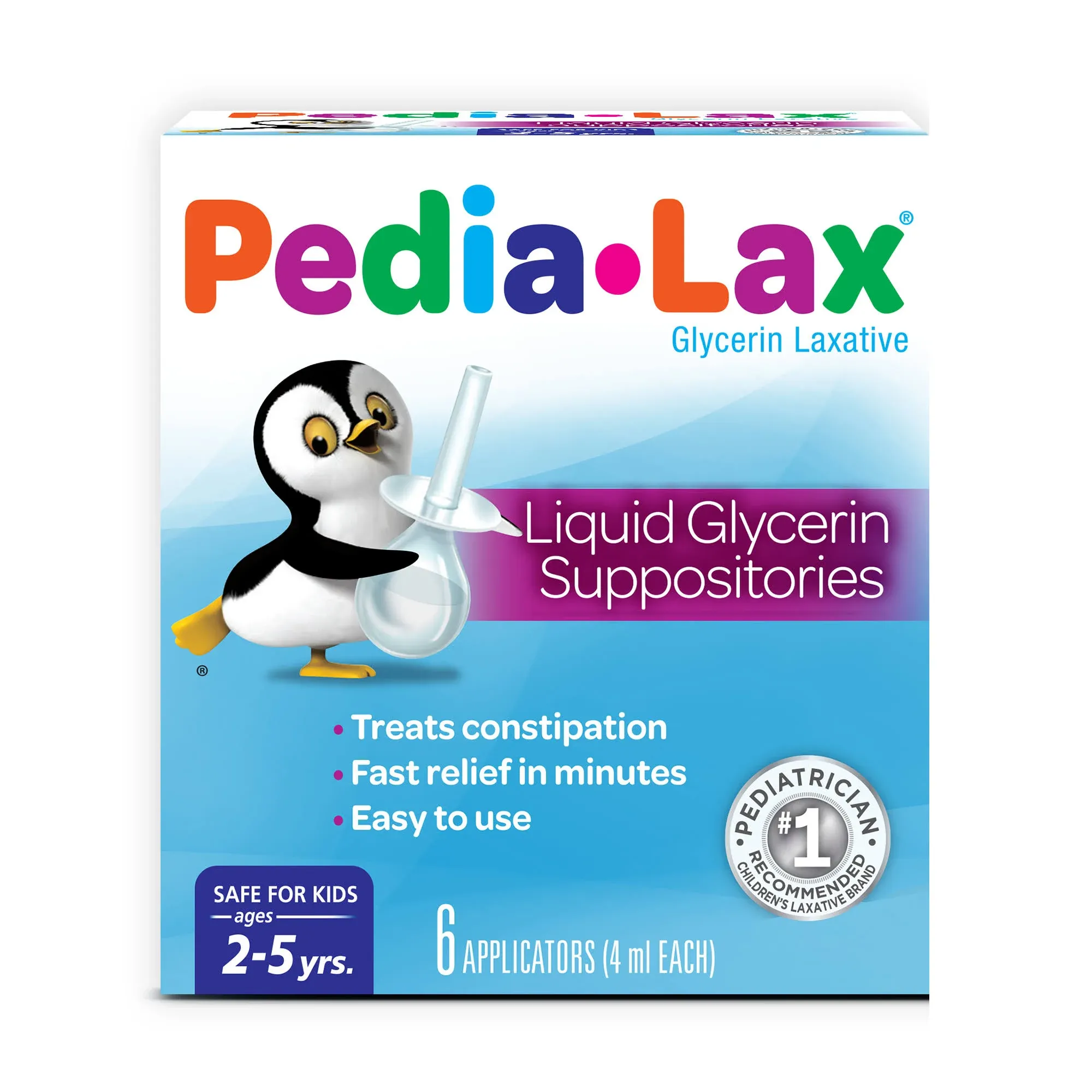 Pedia Lax Liquid Glycerin Suppositories