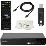 Sony Bdp-bx370 Blu-ray Disc Player with Built-in Wi-Fi and HDMI Cable with Ultra USB Flash Drive 64gb