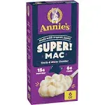 Annie's Super Mac Shells & White Cheddar Mac and Cheese