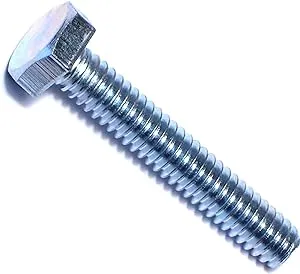 014973243838 Full Thread Hex Tap Bolts, 1/4-20 x 1-1/2, Piece-100, zinc