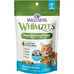 Whimzees Wellness Natural Cat Dental Treats, Chicken & Tuna Flavor, 2 Ounce