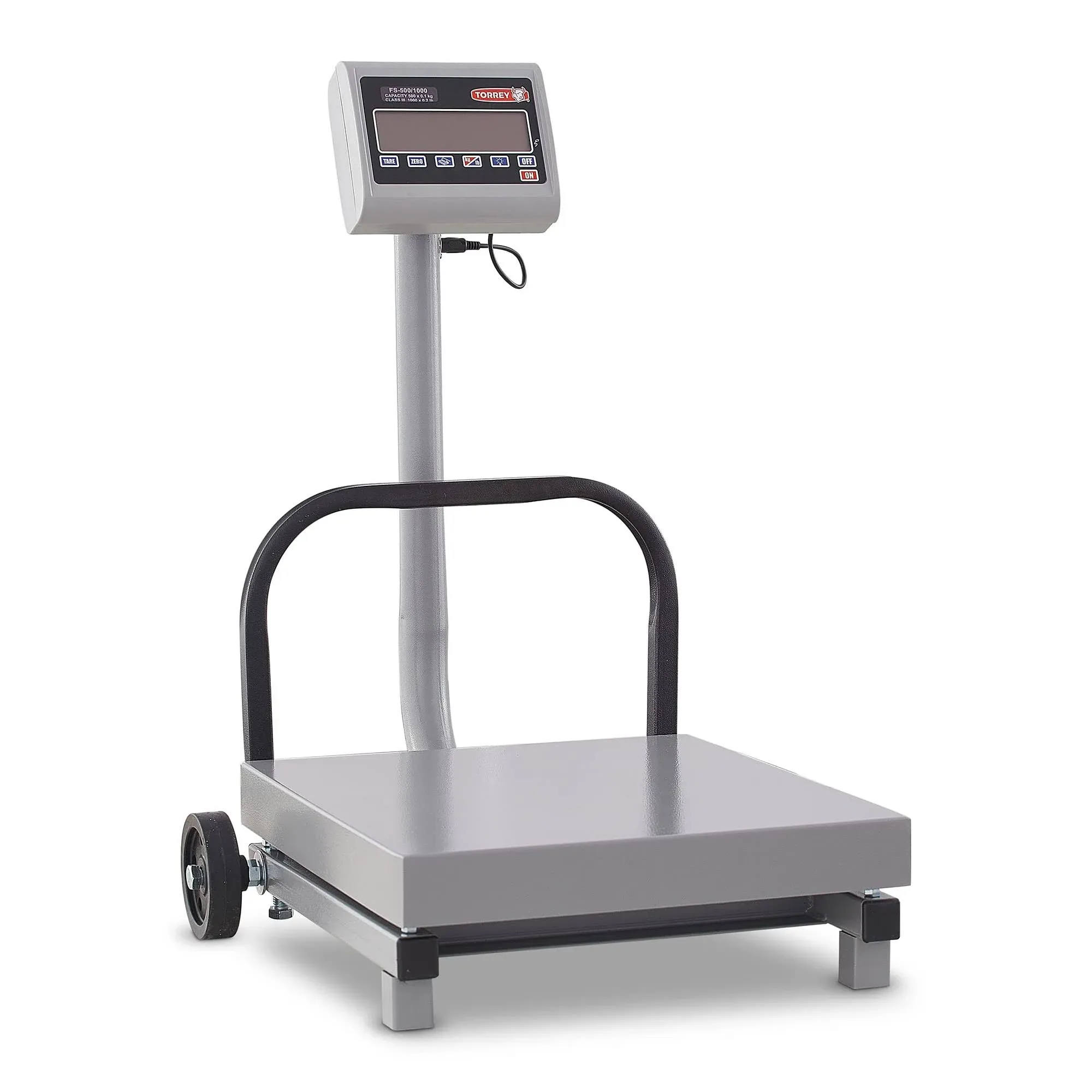 Torrey FS500/1000 Digital Receiving Scale, Rechargeable Battery, Robust Steel Co