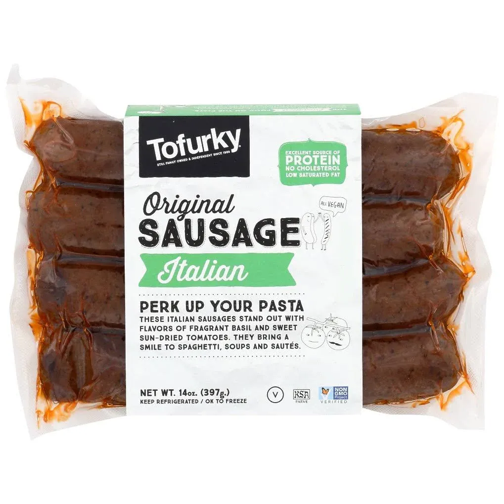 Tofurky Sausage, Plant-Based, Italian - 14 oz