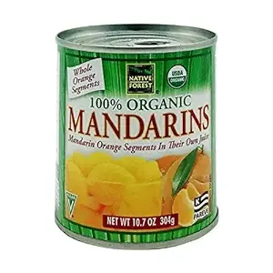 Native Forest Organic Mandarins in Orange Mandarin Juice - 10.75 oz can