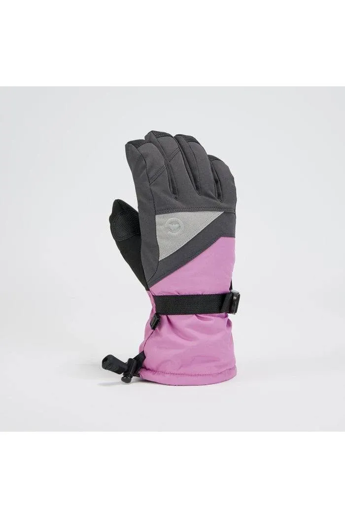 Gordini Stomp III Glove - Kids' Gunmetal/Super Pink, XL