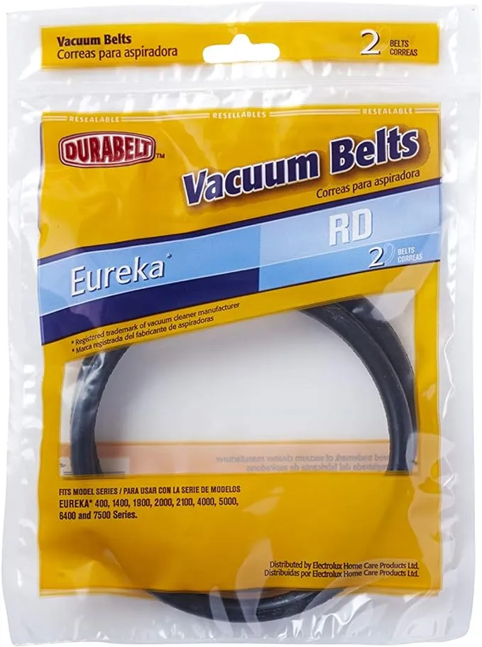 Durabelt Vacuum Belts.  Pack of 2 Fits Eureka RD  # 65100AQ   NEW