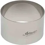 Ateco 4901 3" x 1 3/4" Stainless Steel Round Ring Mold