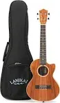 Lanikai Model ACST-T Solid Top Acacia Tenor Size Ukulele with Padded Gig Bag