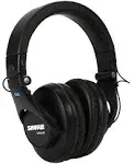 Shure SRH440 Professional Studio Headphones, Enhanced Frequency Response and Extended Range for Home and Studio Recording, with Detachable Coiled Cable, Carrying Bag and 1/4" Adapter (SRH440)