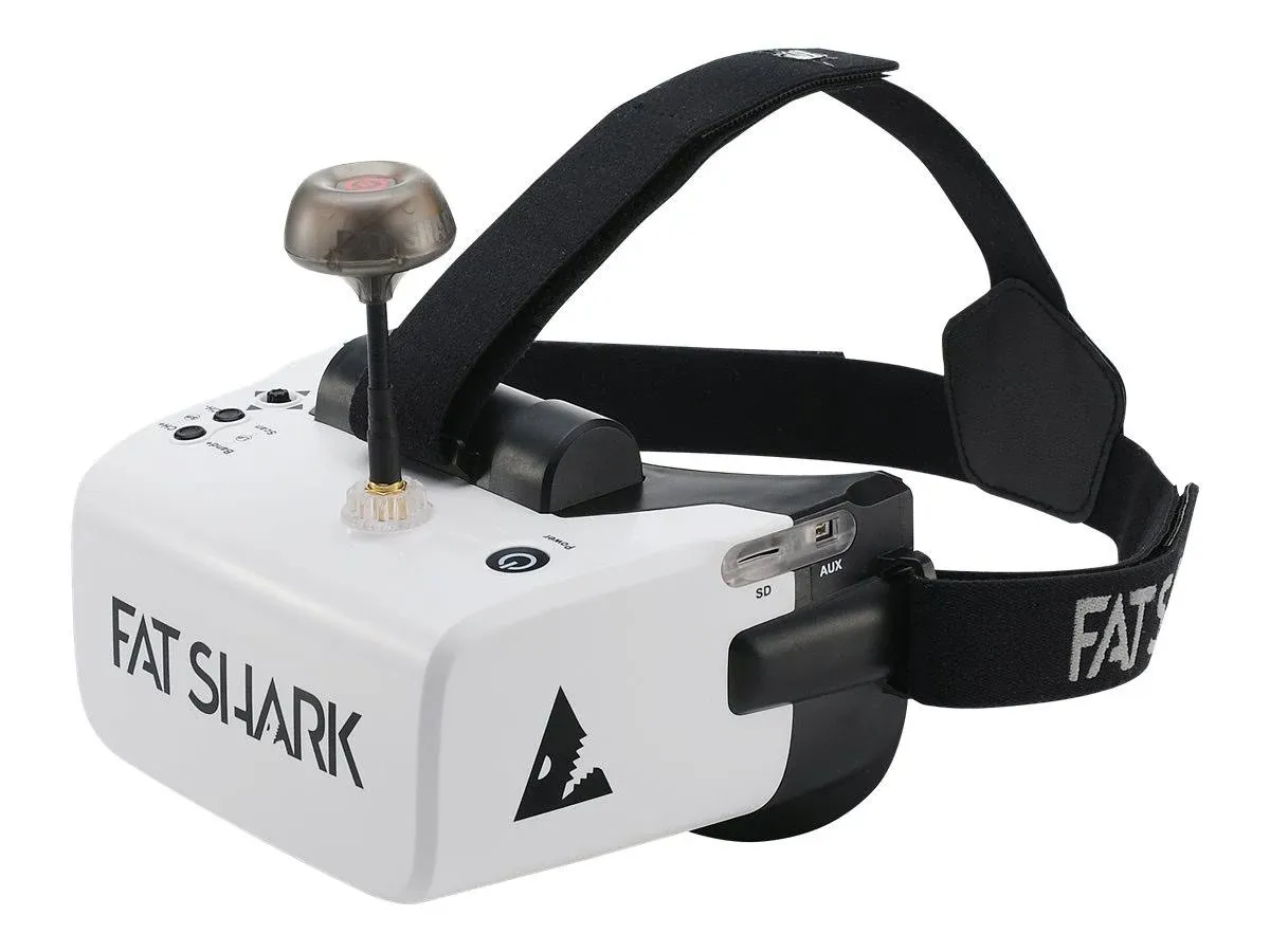 Fat Shark FSV1132 Scout FPV Goggles 1136 x 640 Resolution - Used