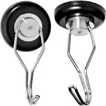 Strong Magnetic Hooks 65 Pound Rotating Swivel 2 Pack The Strongest Earth Neodymium Magnet N52 Heavy Duty