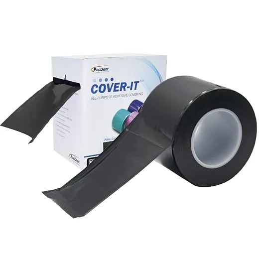 Pac-Dent Medical Blue Barrier Film Roll Tape Universal Adhesive 1200 Sheets 4&#034;x6