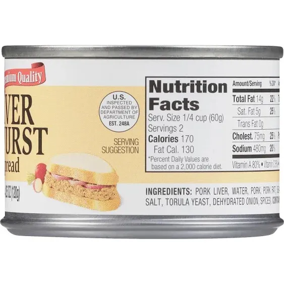 Underwood Liverwurst Spread 4.25 Ounce (Pack of 2)