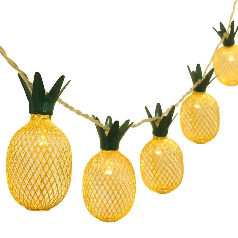 Betus 6.5 ft 10 LEDs Pineapple Fairy String Light - Decor Gifts Battery Operated (warm White)