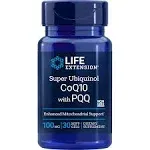 Life Extension Super Ubiquinol CoQ10 with PQQ 100 mg - 30 Softgels