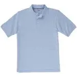 At School by French Toast Short Sleeve Pique Polo, Boy's, Size: S, Blue