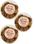 Trader Joe's Triple Ginger Snaps - 3 Pack (14 oz Tubs Each)