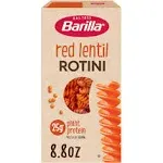 Barilla Red Lentil Rotini Pasta - 8.8 oz box