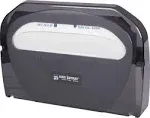 San Jamar TS510TBK Black Pearl Toilet Seat Cover Dispenser