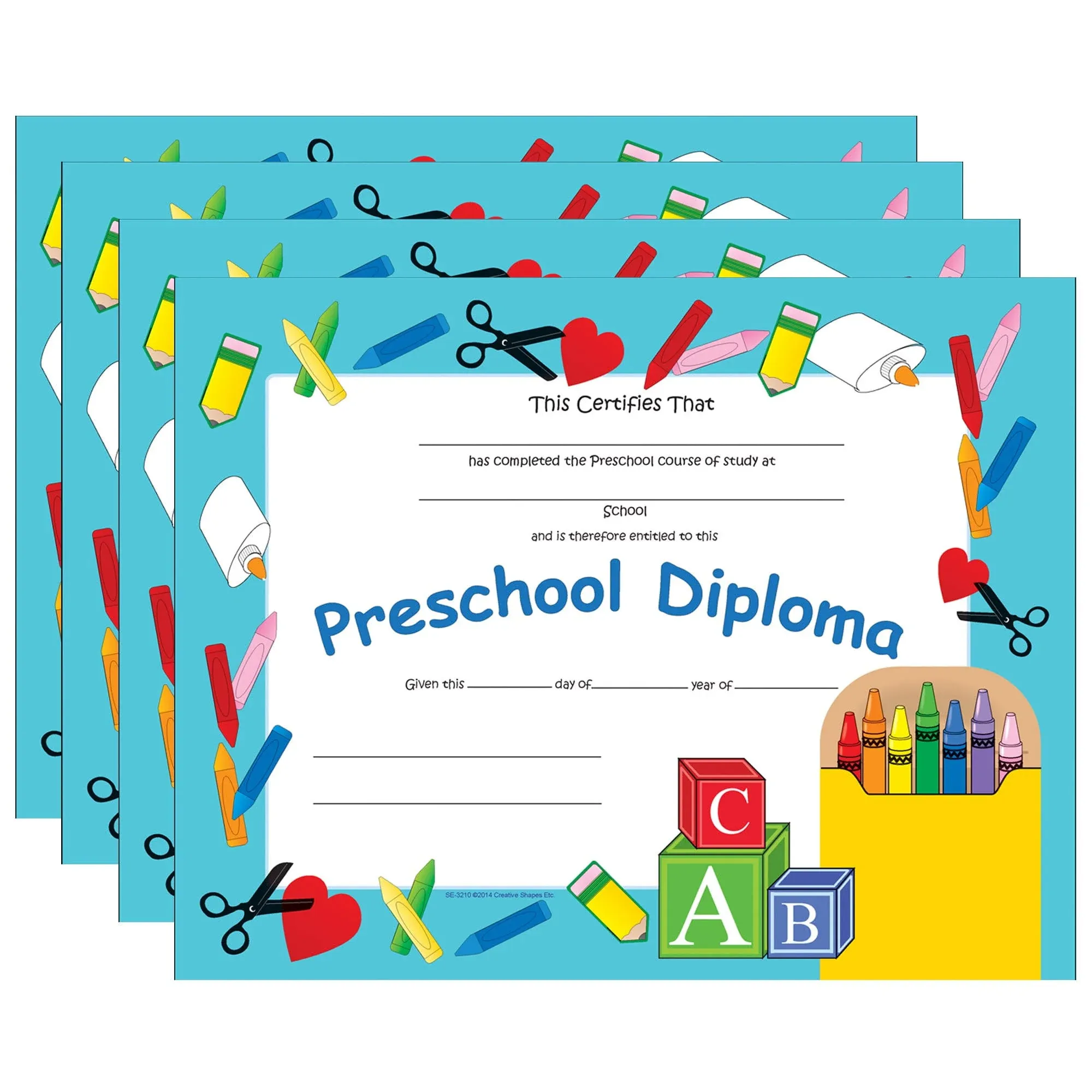 Recognition Certificate - Preschool Diploma