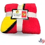 Buc-ee's Red Plush Lap Blanket - Soft & Comfy Throw Blanket