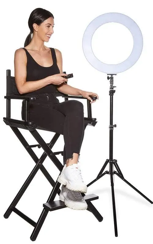 Ring Light - 18 inch 60 W Dimmable LED Ring Light Kit with Stand - Adjustable...