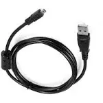 USB PC Data Transfer Battery Charger Cable for Select Sony Cybershot DSC-H200 DSC-H300 DSC-W370 DSC-W800 DSC-W830 DSC-W310 (See / Check Product Description for List of Compatible Models Before Buying)