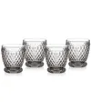 Shop Villeroy & Boch Boston Set Of 4 Double Old Fashioned Glasses In Nocolor