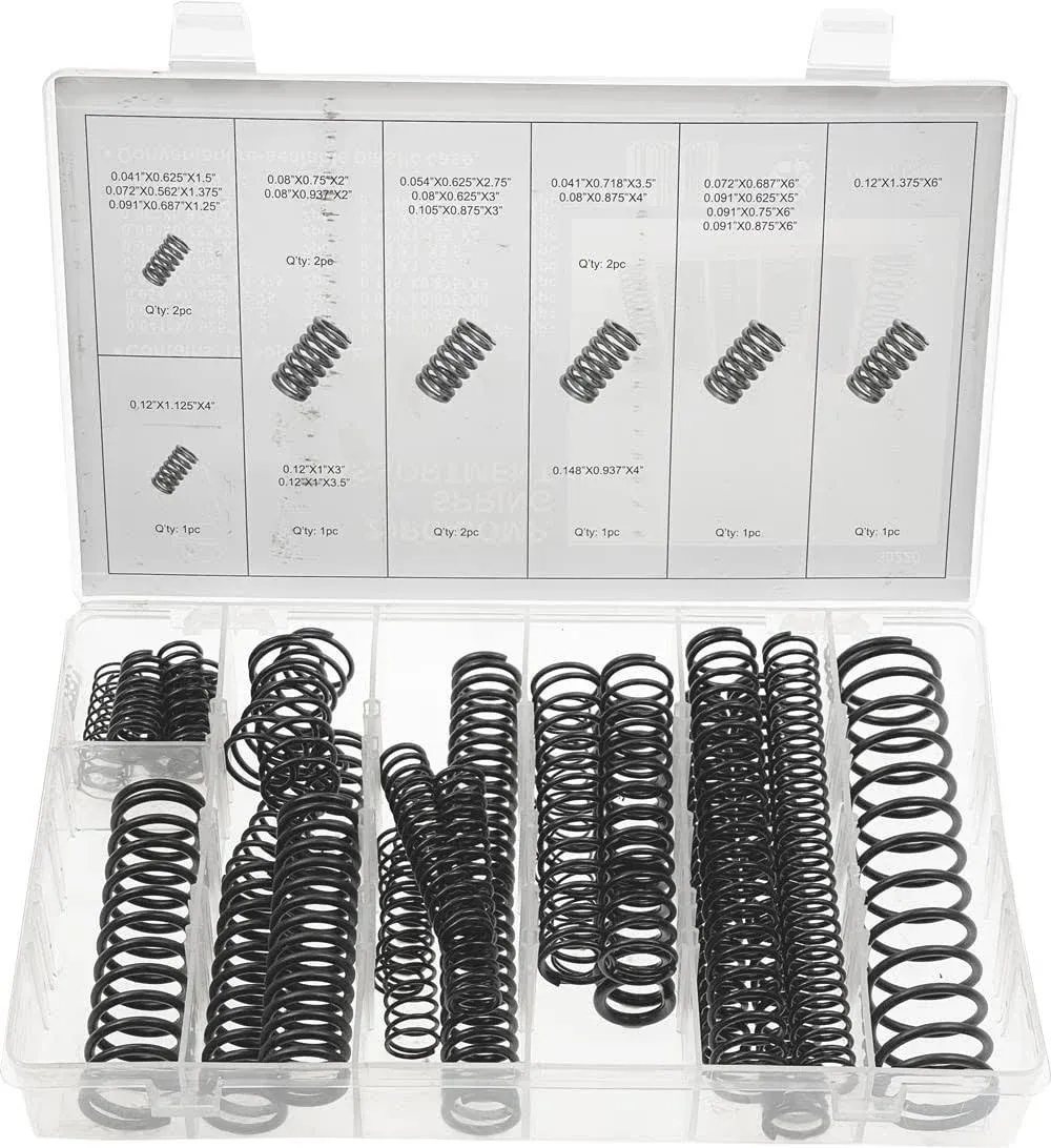 Swordfish 30220 - Large Compression Spring Assortment, Package of 29 Pieces