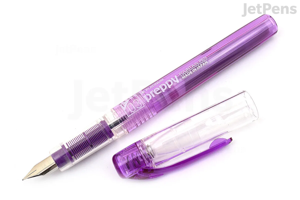 Platinum Preppy Fountain Pen - Violet - Fine